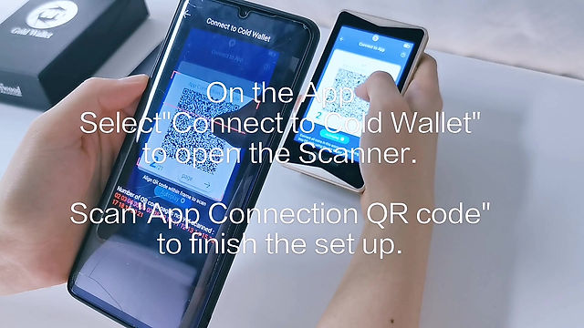3 How to Connect cold wallet to App - W1 Gold Wallet Video Instruction